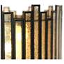 6_Durail 15 3/4" Wide Matte Black 4-Light Drum Chandelier more views