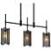 Durail 3-Light Black Island Chandelier