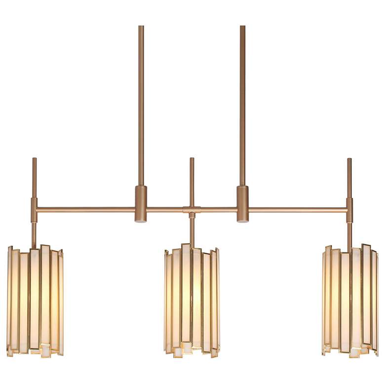 Image 1 Durail 3-Light Gold Island Chandelier