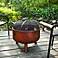 Durango Wildlife 26" Wide Natural Clay Outdoor Fire Pit