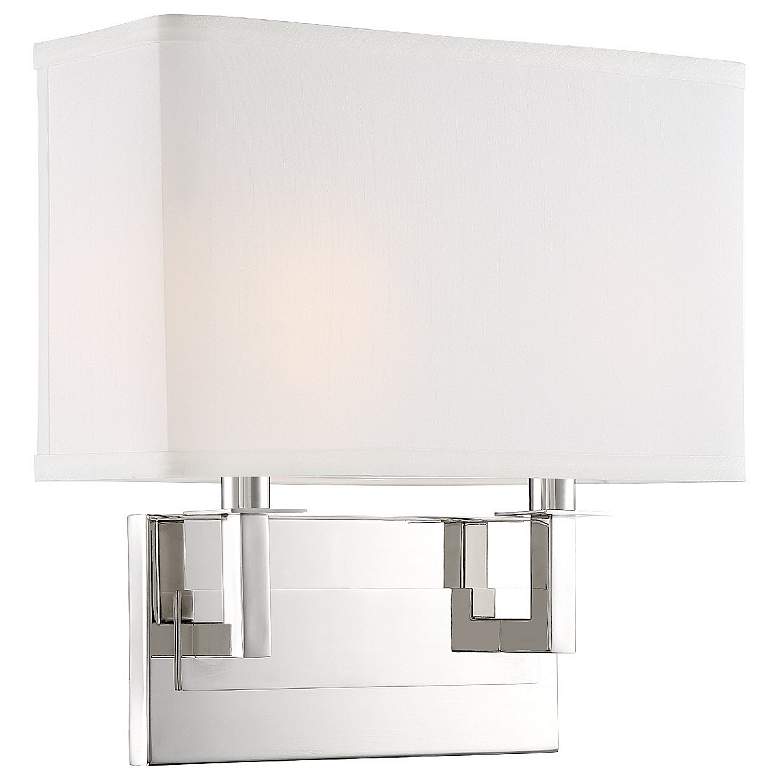 Image 1 Durham 2 Light Polished Nickel Wall Mount