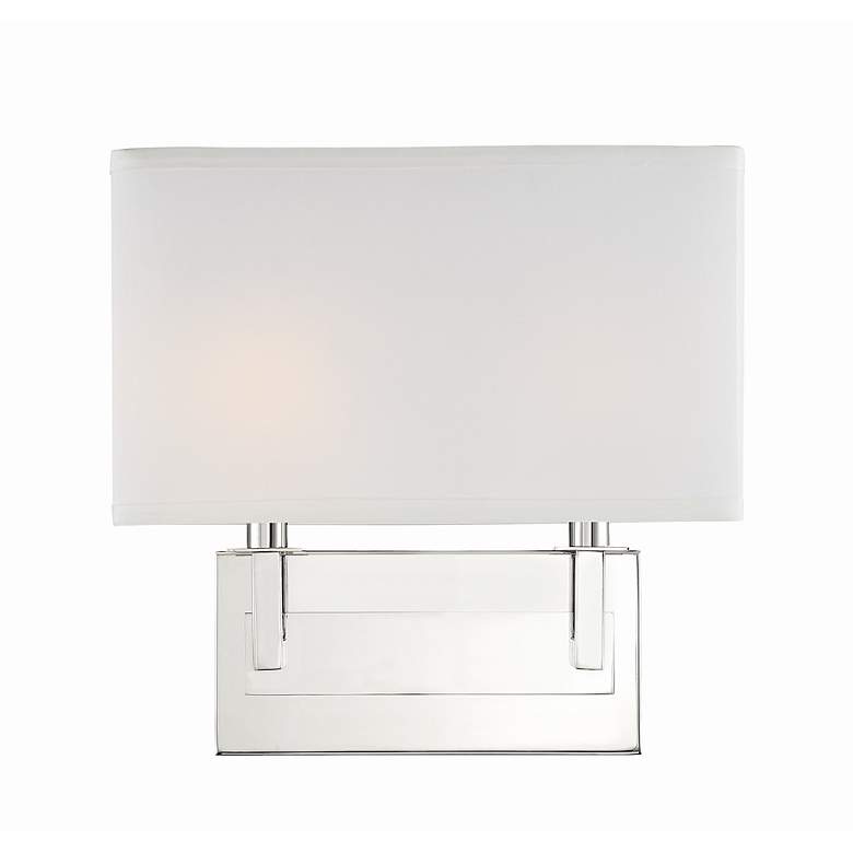 Image 2 Durham 2 Light Polished Nickel Wall Mount more views