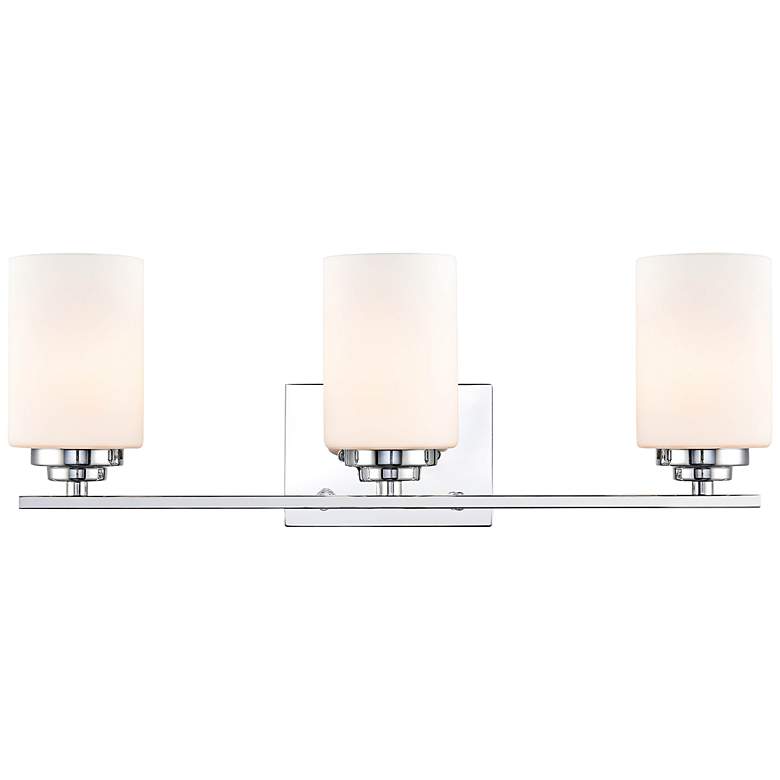 Image 3 Durham 22" Wide Chrome 3-Light Bath Light