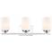 Durham 22" Wide Chrome 3-Light Bath Light