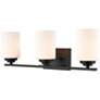7_Durham 22" Wide Matte Black 3-Light Vanity Bath Light more views
