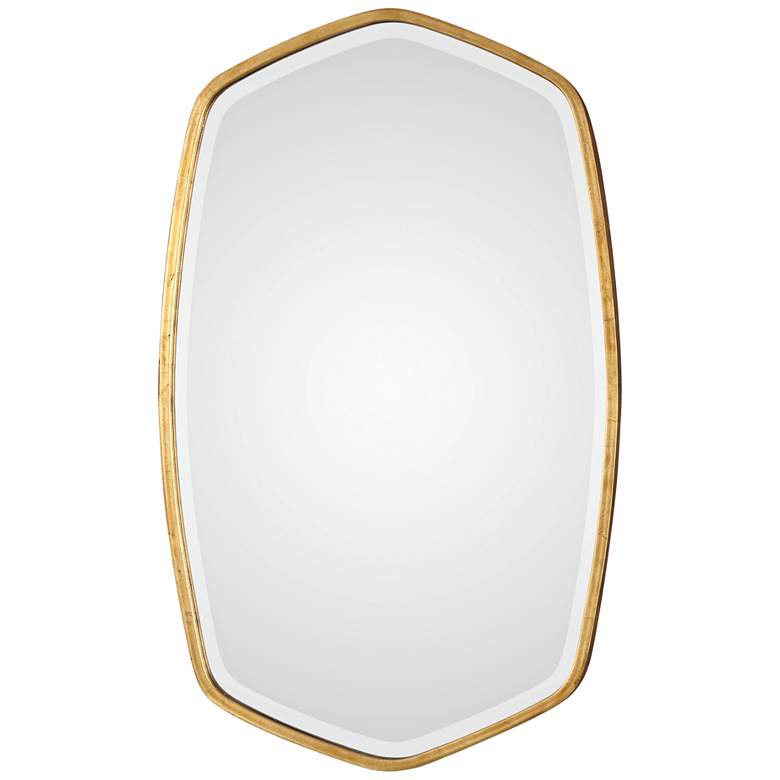 Duronia Antique Gold Leaf 22 1/4&quot; x 36 1/4&quot; Wall Mirror