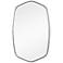 Duronia Brushed Silver 22 1/4" x 36 1/4" Wall Mirror