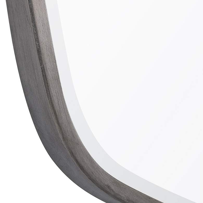 Image 3 Duronia Brushed Silver 22 1/4" x 36 1/4" Wall Mirror more views