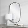 Duronia Brushed Silver 22 1/4" x 36 1/4" Wall Mirror