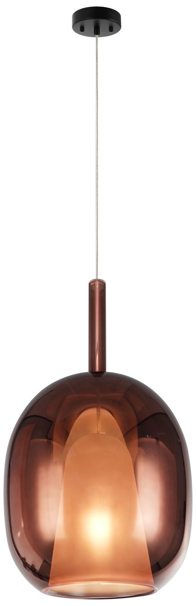 Dusk 10" Wide Black Pendant