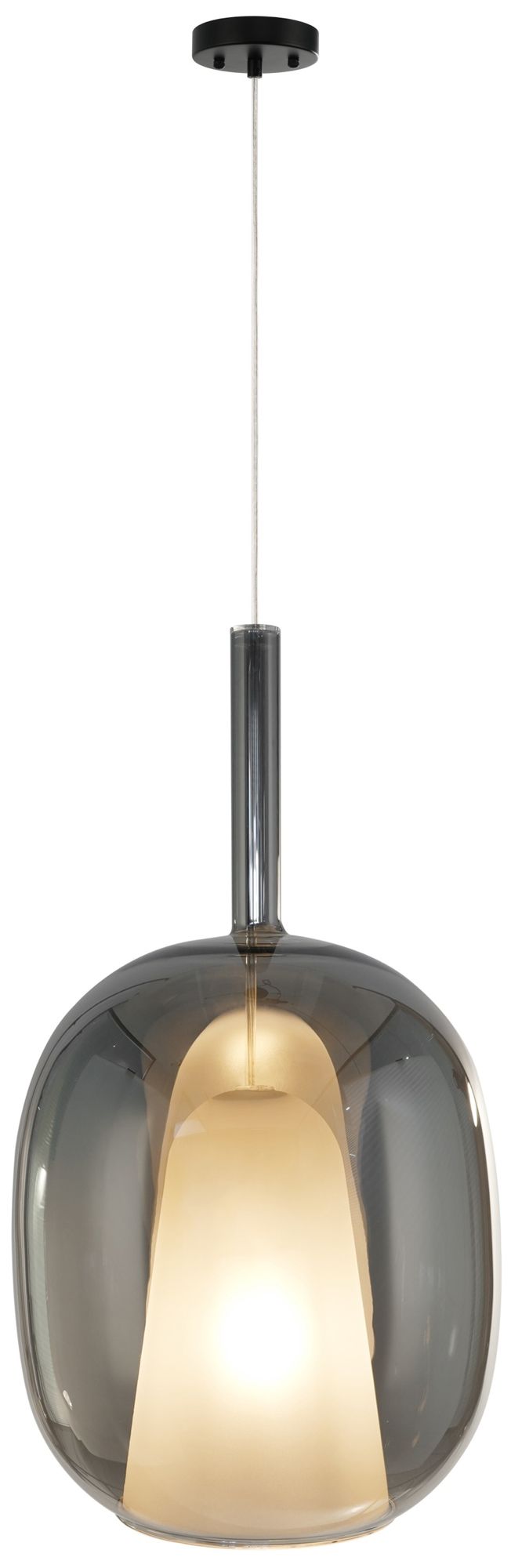 Image 2 Dusk 10" Wide Black Pendant more views