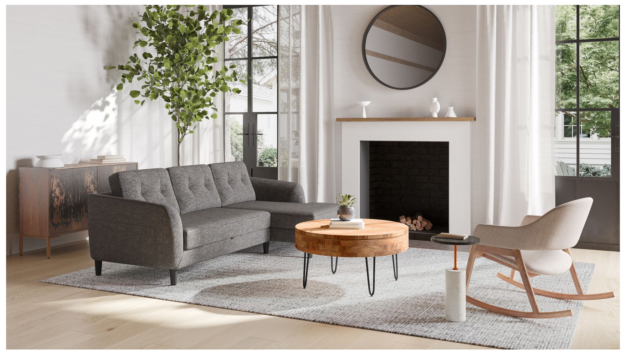 Image 5 Dusk Accent Table Black more views