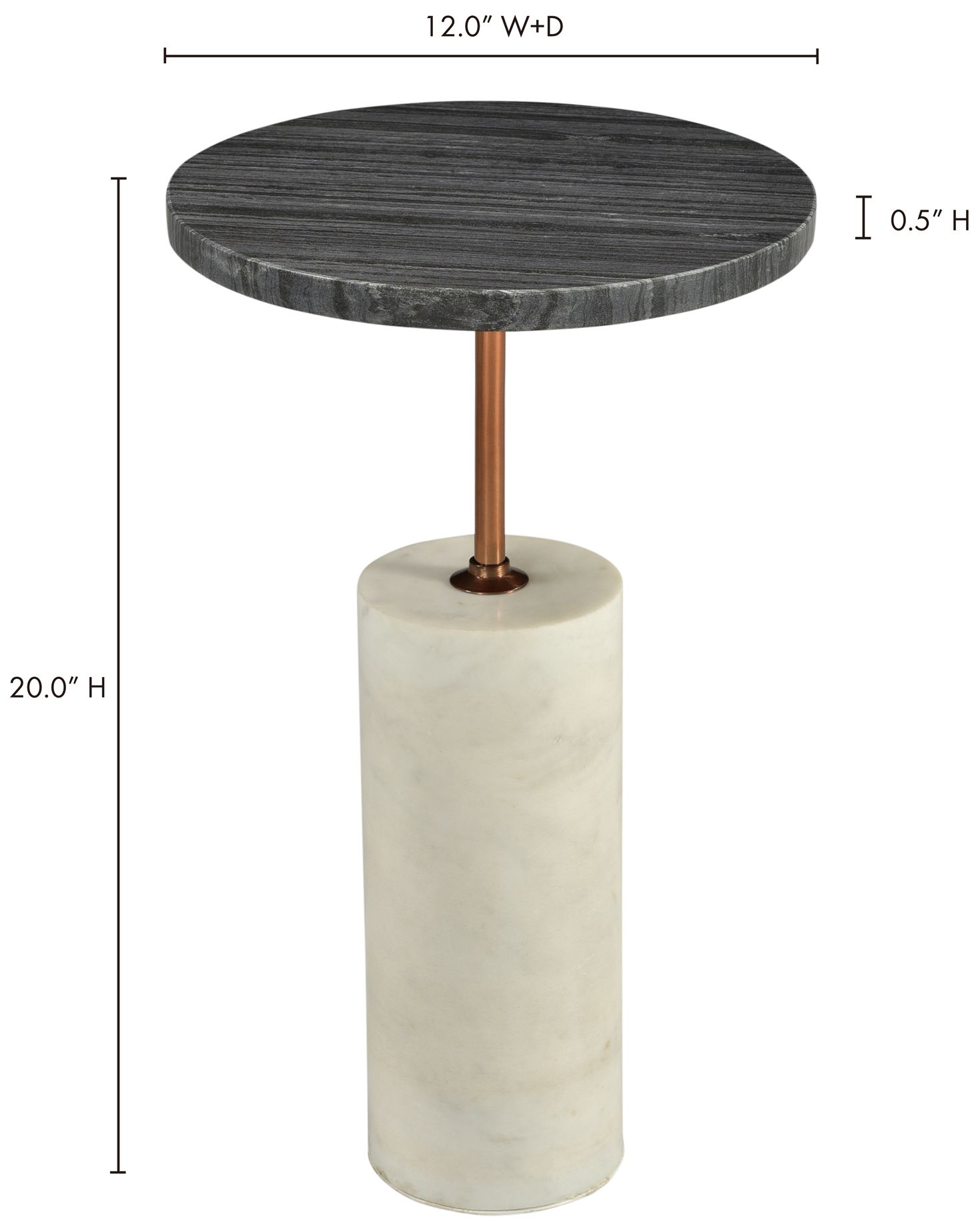 Image 6 Dusk Accent Table Black more views