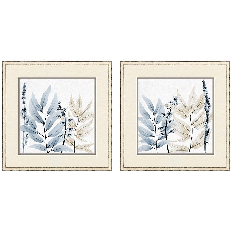 Image 2 Dusk and Dawn 27 inch Square 2-Piece Giclee Framed Wall Art Set