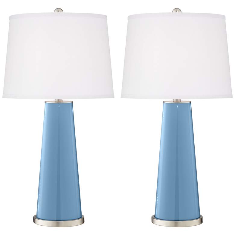 Image 1 Dusk Blue Leo Table Lamp Set of 2