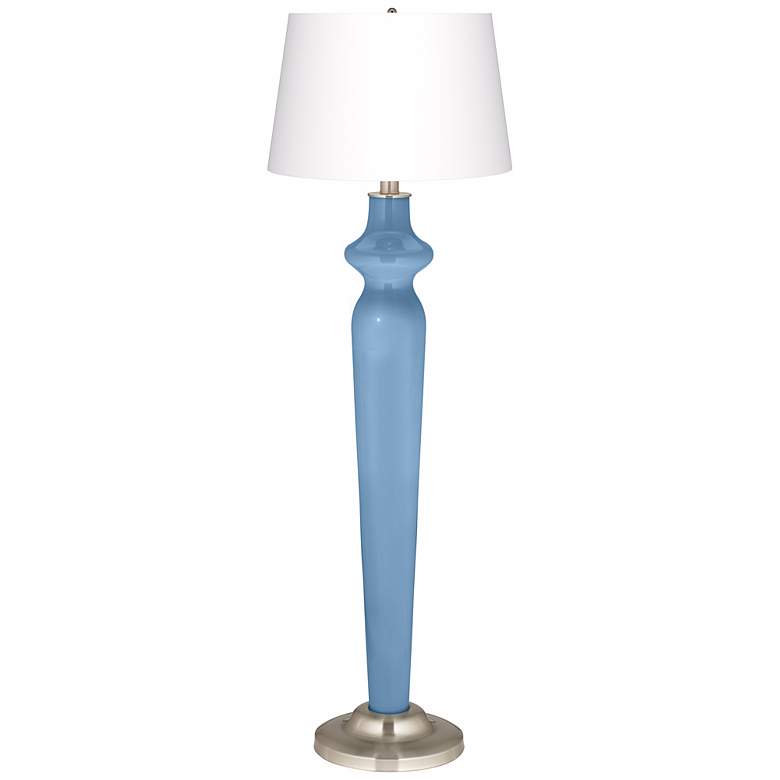 Image 1 Dusk Blue Lido Floor Lamp