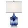 Dusky Blue Ceramic Table Lamp