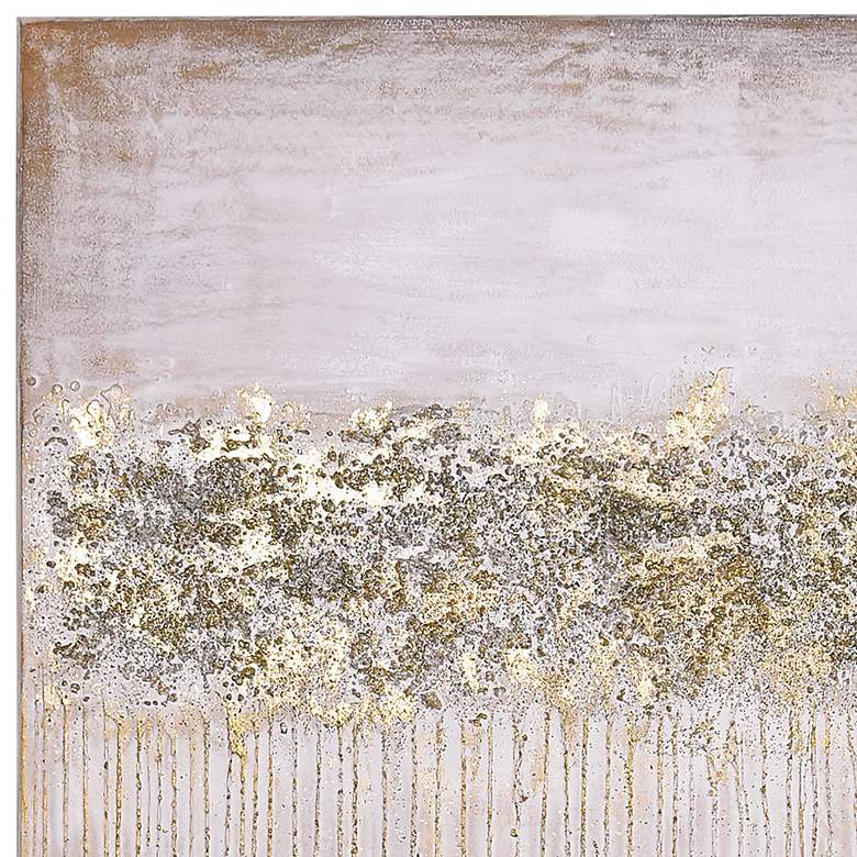Image 3 Dust 60 inch High Textured Metallic Canvas Wall Art more views