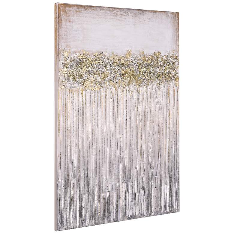 Image 5 Dust 60 inch High Textured Metallic Canvas Wall Art more views