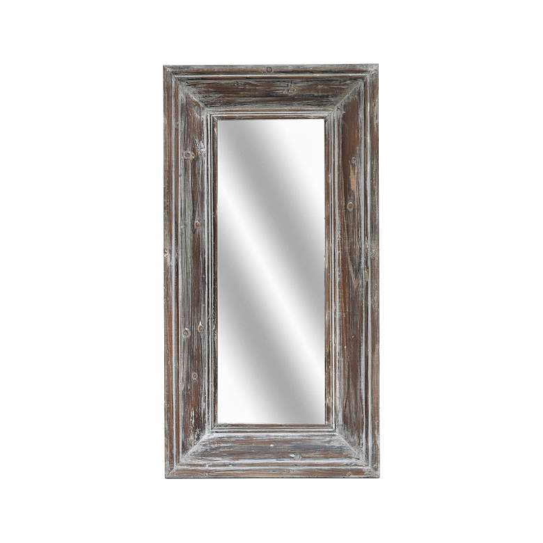 Image 1 Dustin Reclaimed Wood 22 inchx42 inch Decorative Tall Mirror