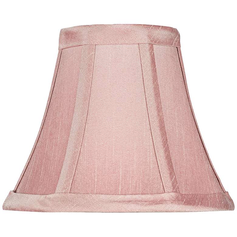 Image 1 Dusty Rose Pink Bell Lamp Shade 3x6x5 (Clip-On)