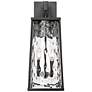 1_Dutton 23 1/2" High Black 2-Light Outdoor Wall Light