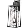 2_Dutton 23 1/2" High Black 2-Light Outdoor Wall Light more views