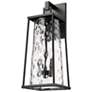 3_Dutton 23 1/2" High Black 2-Light Outdoor Wall Light more views