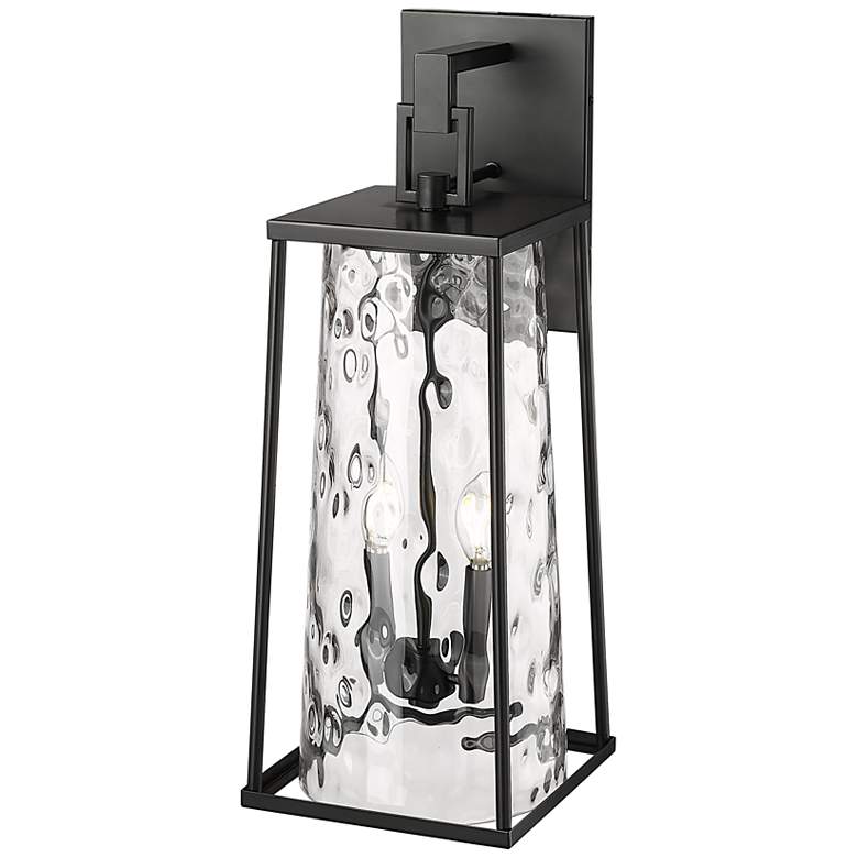 Image 4 Dutton 23 1/2" High Black 2-Light Outdoor Wall Light more views