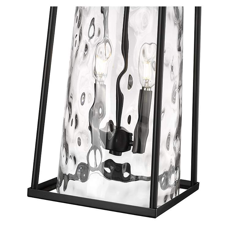 Image 5 Dutton 23 1/2" High Black 2-Light Outdoor Wall Light more views