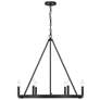2_Dutton 27 3/4" Wide Black Coal 6-Light Chandelier