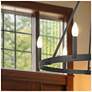 6_Dutton 27 3/4" Wide Black Coal 6-Light Chandelier more views