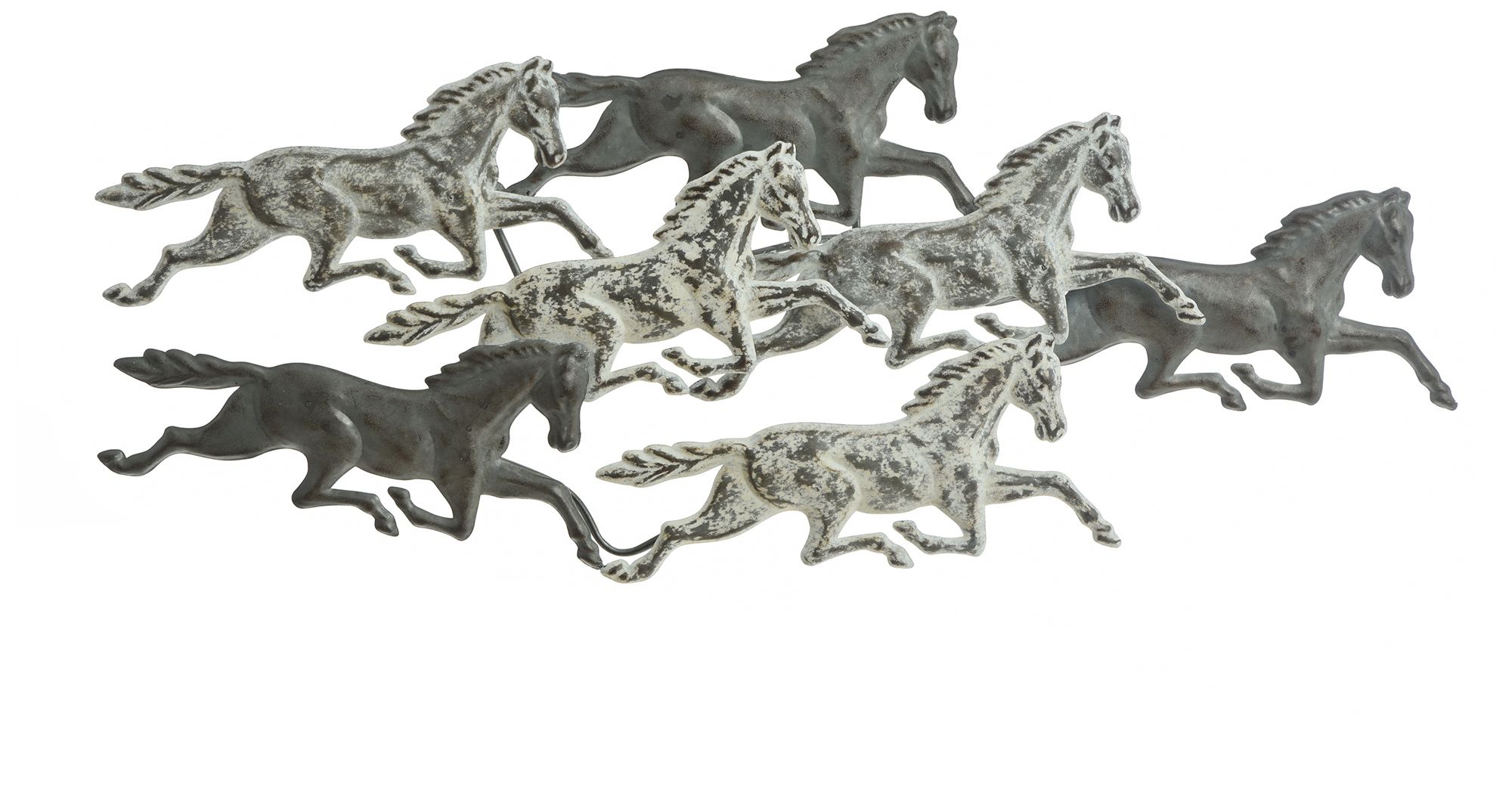 Image 2 Dutton 41"W x 17"H Off to the Races Metal Wall Art