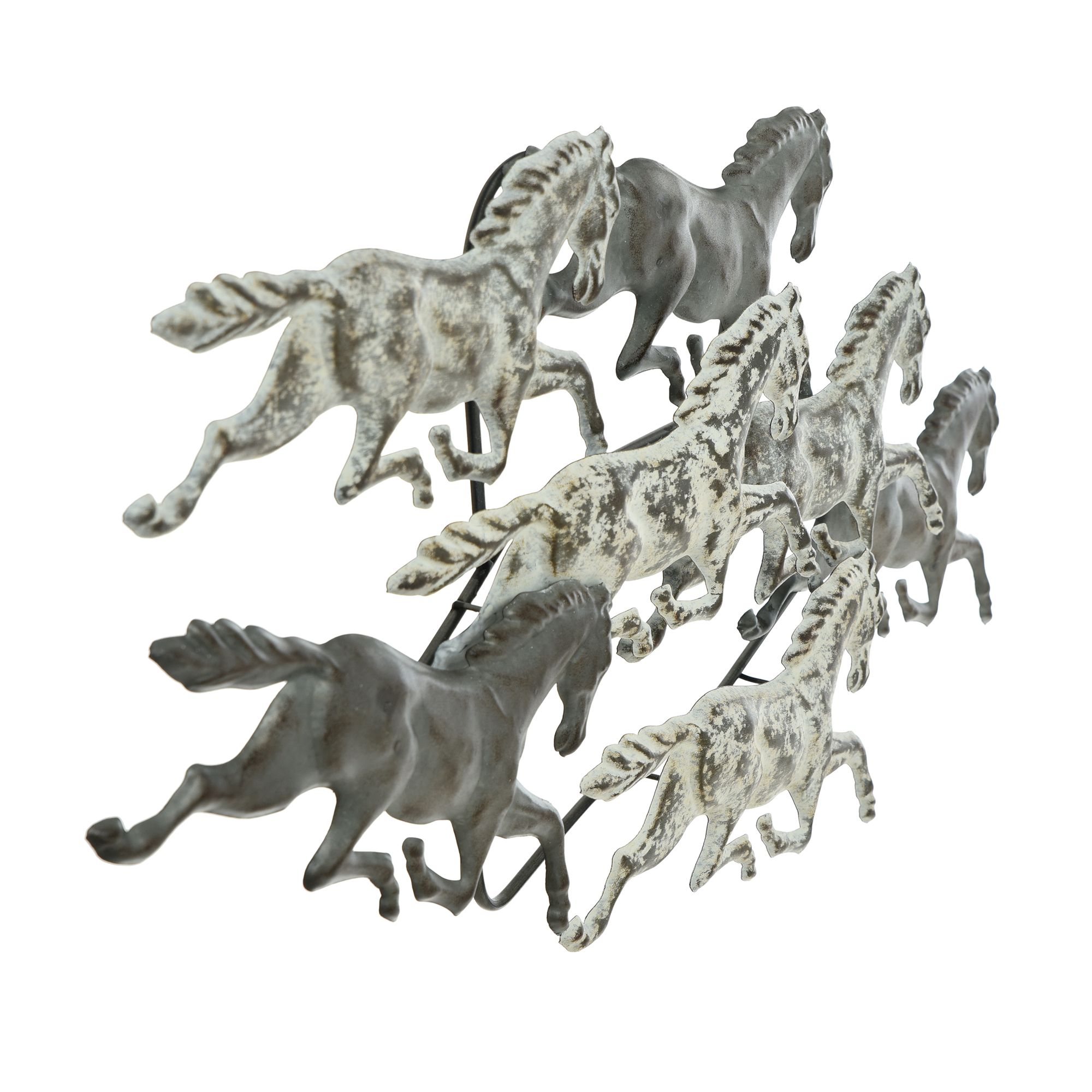 Image 3 Dutton 41"W x 17"H Off to the Races Metal Wall Art more views