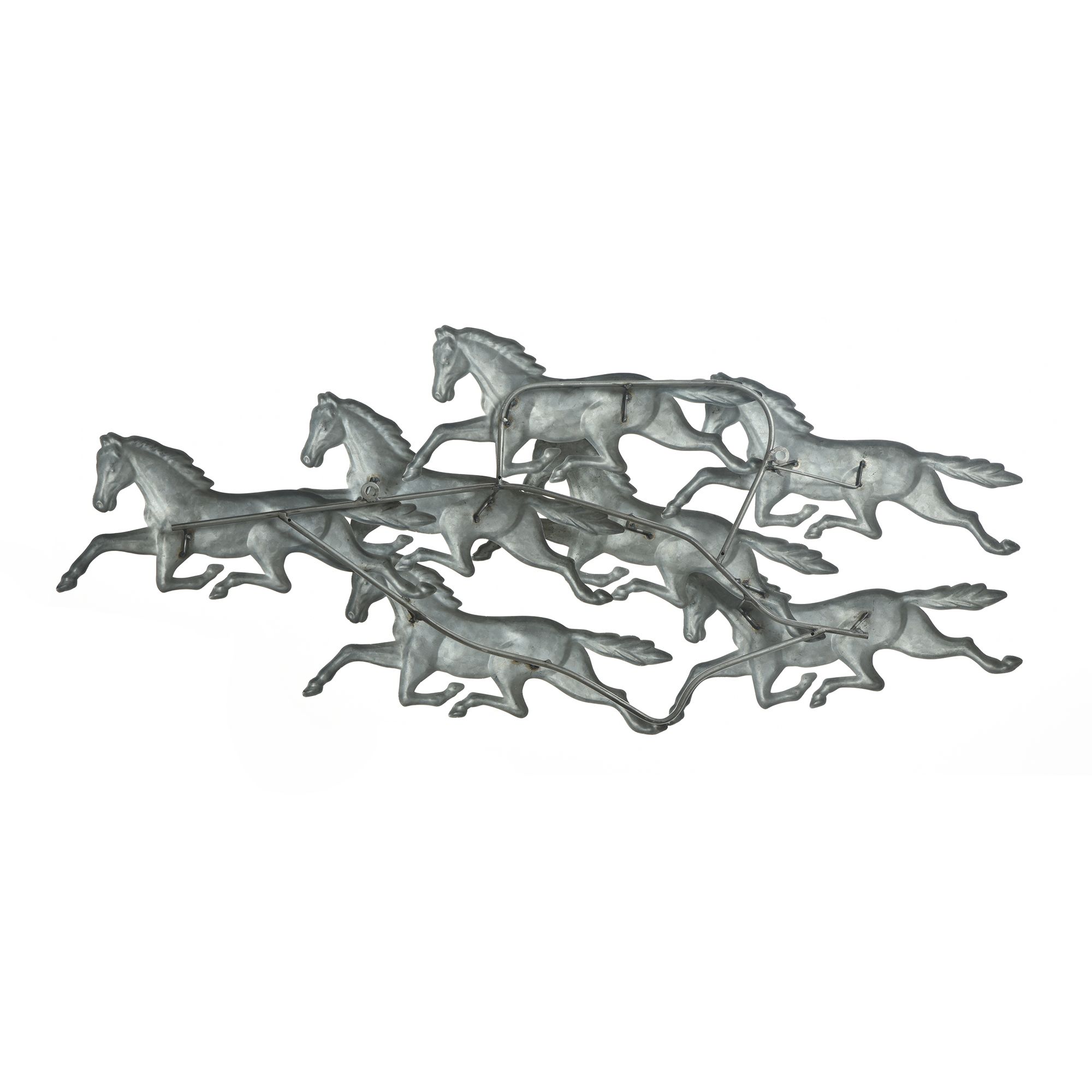 Image 4 Dutton 41"W x 17"H Off to the Races Metal Wall Art more views