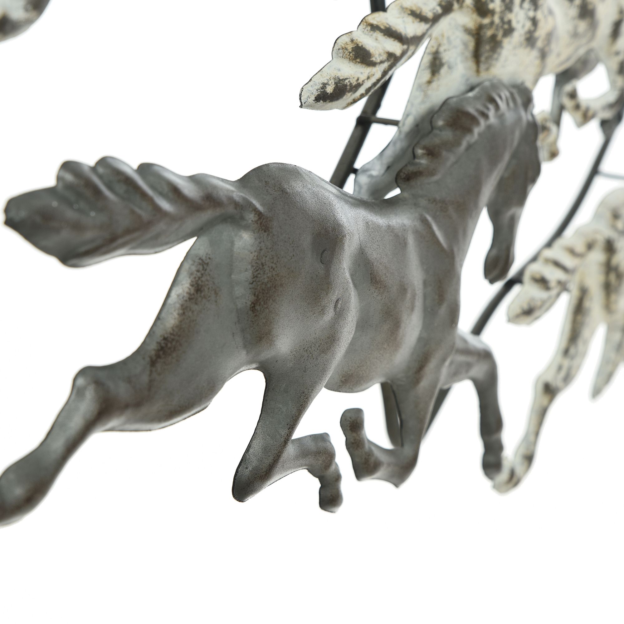 Image 6 Dutton 41"W x 17"H Off to the Races Metal Wall Art more views