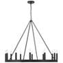 2_Dutton 42 3/4" Wide Coal Black 12-Light Chandelier