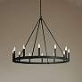 1_Dutton 42 3/4" Wide Coal Black 12-Light Chandelier