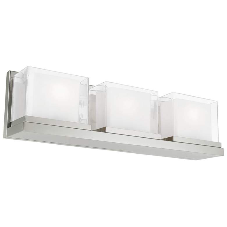 Image 1 Duval 3 Light Polished Chrome Bath Vanity