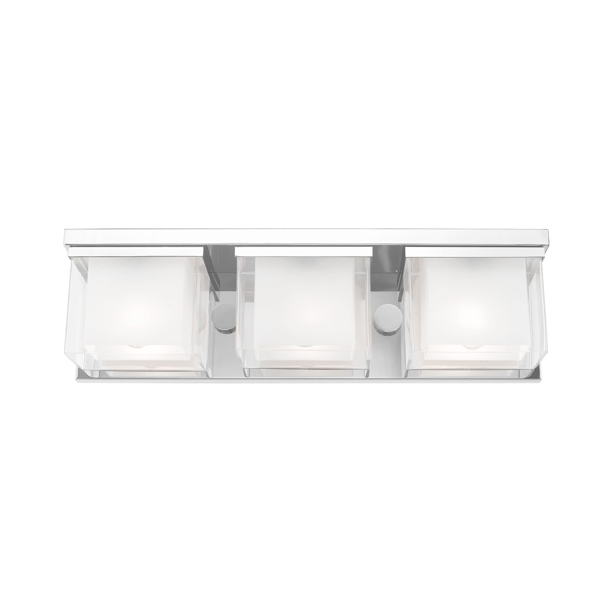 Image 5 Duval 3 Light Polished Chrome Bath Vanity more views