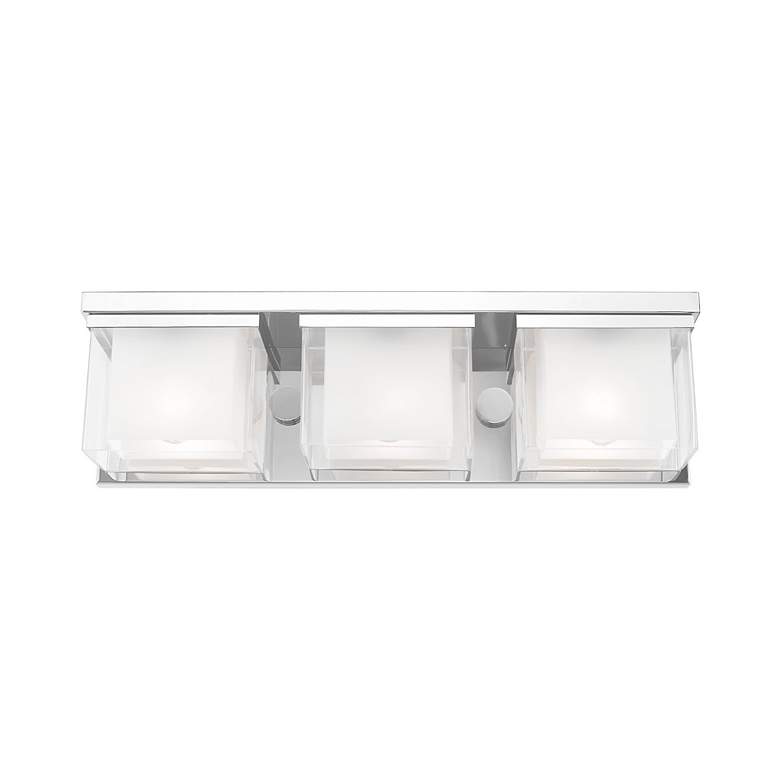 Image 5 Duval 3 Light Polished Chrome Bath Vanity more views