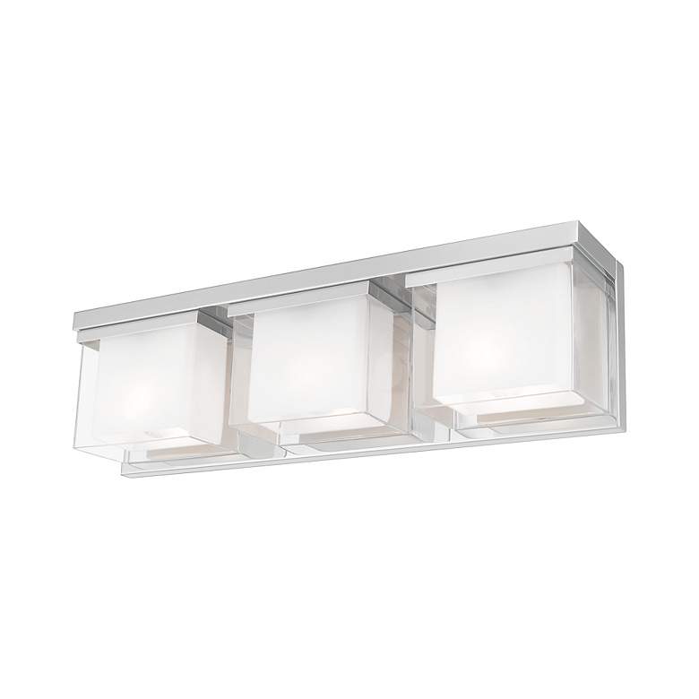 Image 6 Duval 3 Light Polished Chrome Bath Vanity more views