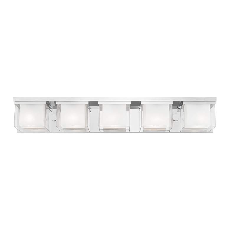 Image 5 Duval 5 Light Polished Chrome Bath Vanity more views
