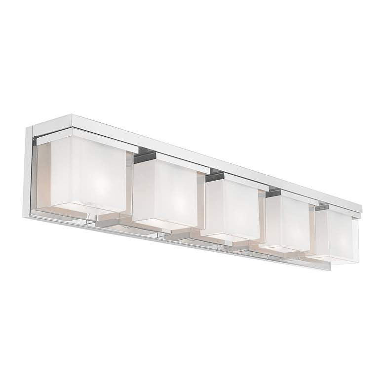 Image 6 Duval 5 Light Polished Chrome Bath Vanity more views