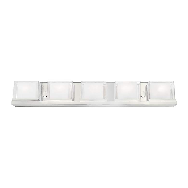 Image 7 Duval 5 Light Polished Chrome Bath Vanity more views