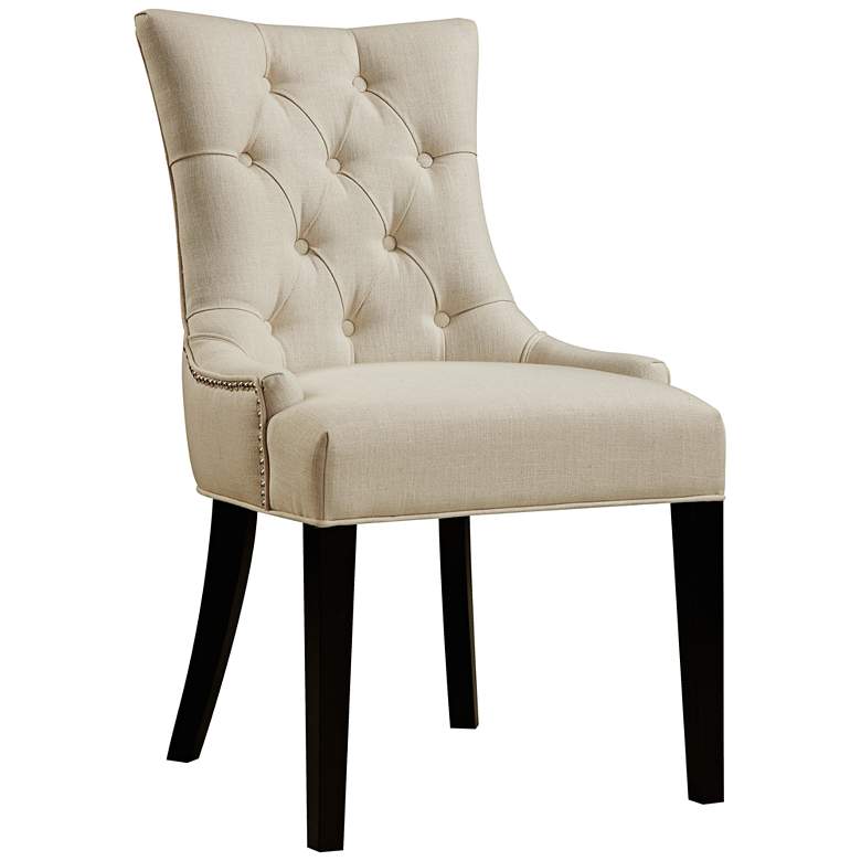 Image 1 DuVal Textured Celine Flour Fabric Dining Side Chair