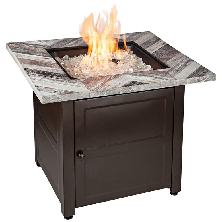 Image 2 Duvall 30" Wide LP Gas Fire Pit Table