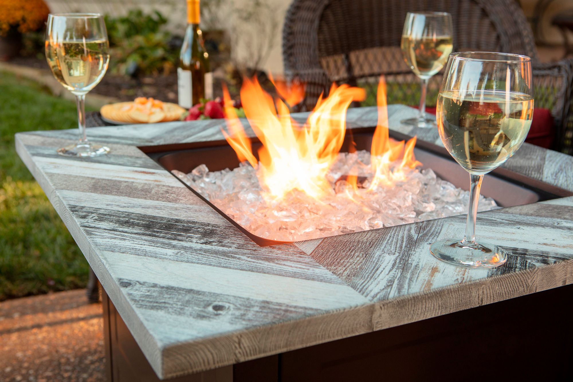 Duvall 30" Wide LP Gas Fire Pit Table