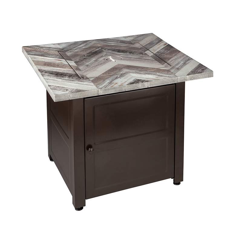 Image 4 Duvall 30" Wide LP Gas Fire Pit Table more views