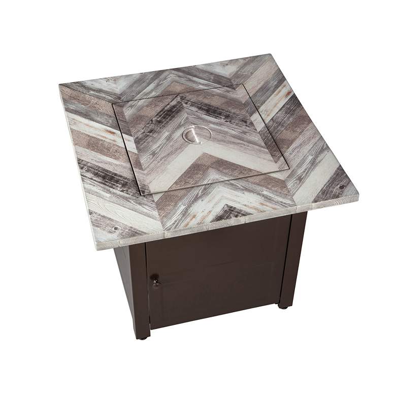 Image 6 Duvall 30" Wide LP Gas Fire Pit Table more views